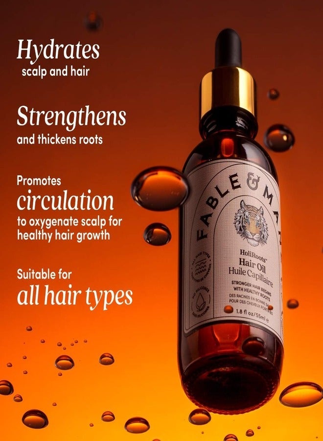 Fable & Mane HoliRoots™ Pre-wash Hair Treatment Oil 55ml
