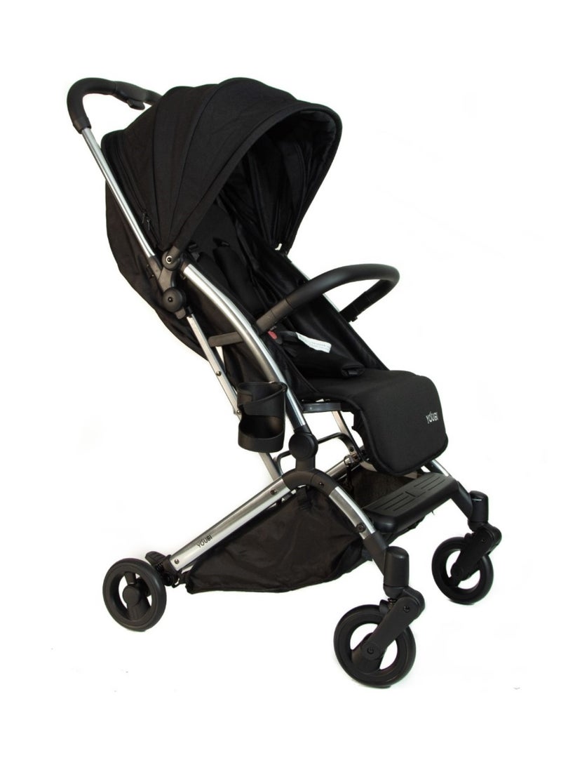 Pikkaboo Youbi Toddler Travel System with New Born Attachment-Black