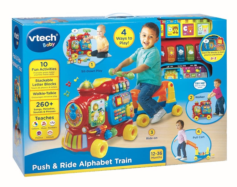 Push And Ride Alphabet Train
