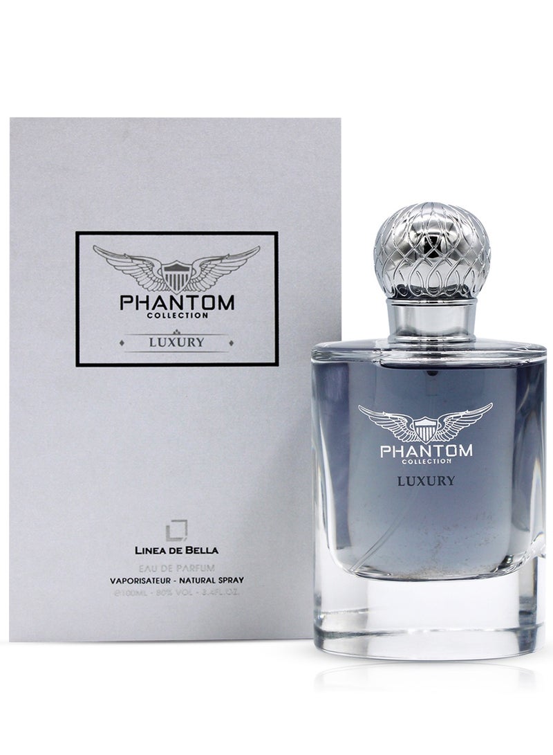 Phantom Collection Luxury EDP 100ML | Long Lasting Perfume for Men with Oud & Patchouli