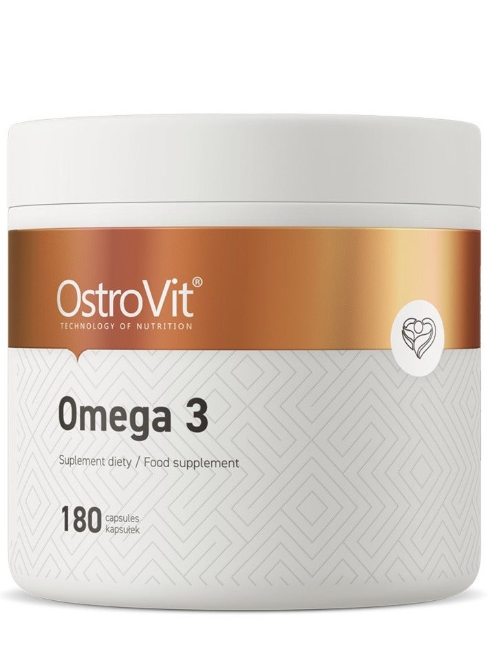 OstroVit Omega 3, 180 Capsules, 180 Serving