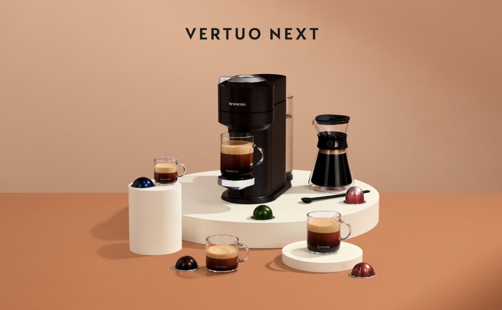 Vertuo Next Coffee Machine By Nespresso, Silver, 1.1L (UAE Version) 1.1 L 1500 W GCV1-GB-SI-NE2 Silver