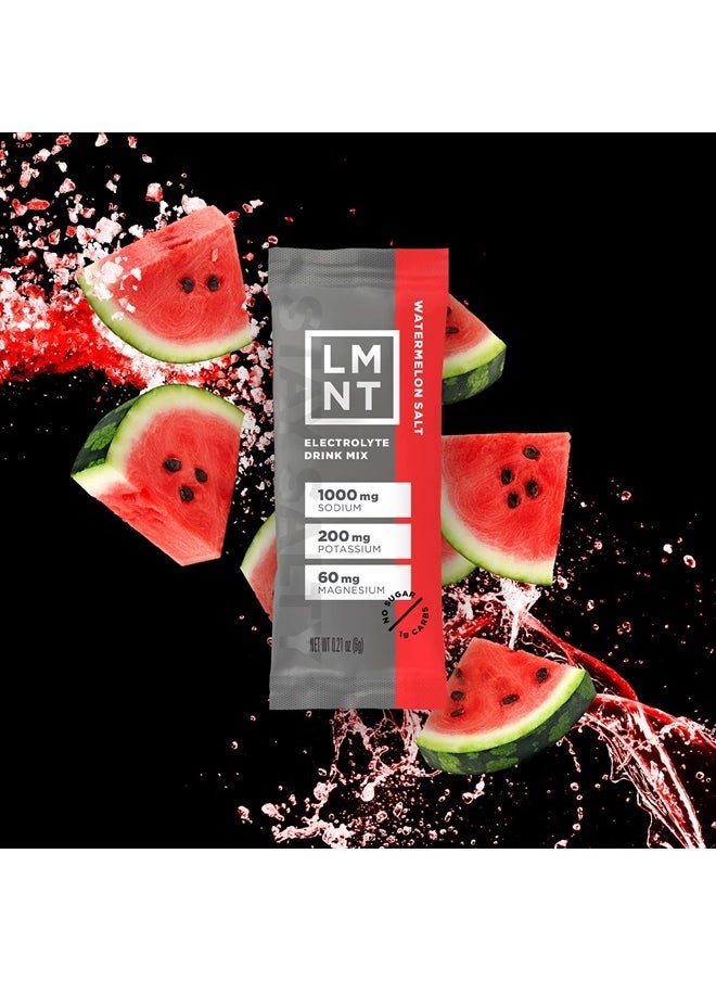 LMNT Electrolyte Drink Mix, Watermelon Salt 30 Sticks Each 0.21 oz