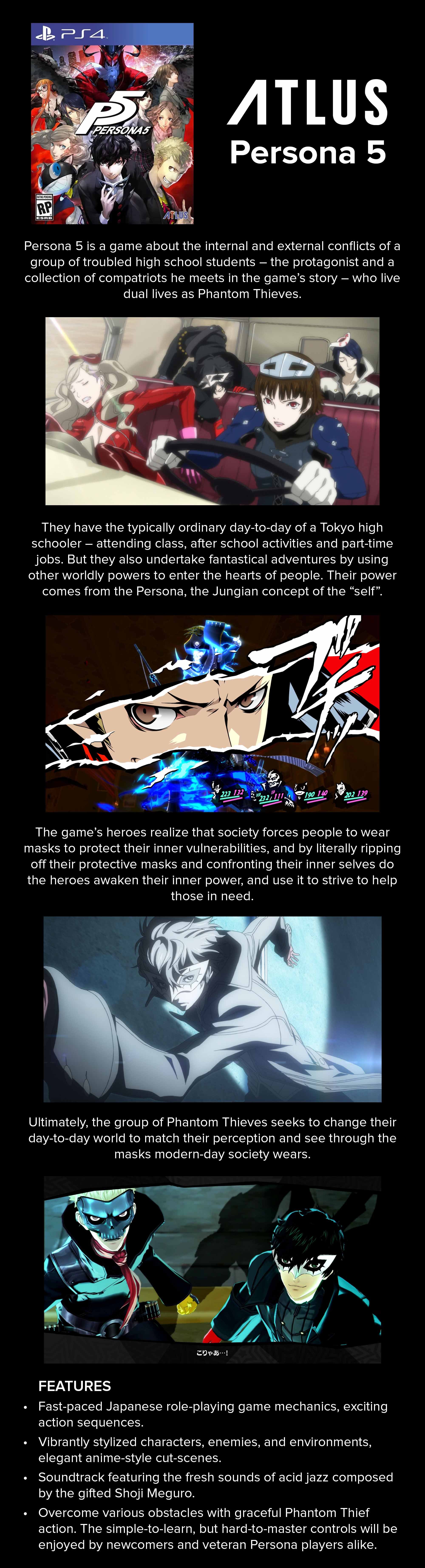 Persona 5 - (Intl Version) - PlayStation 4 (PS4)