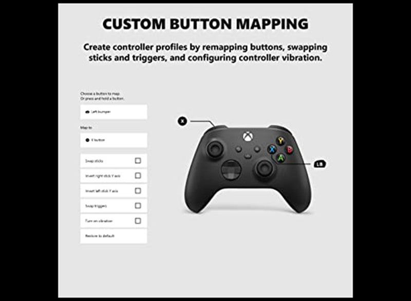 Xbox Wireless Controller Carbon Black