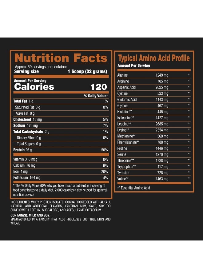 Iso Hd Choc Brownie 69 Serving