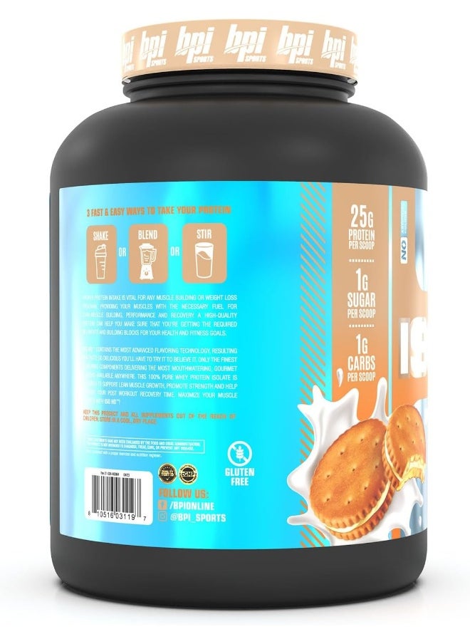 ISO HD 100% Pure Isolate Protein Vanilla Cookie 4.8LBS