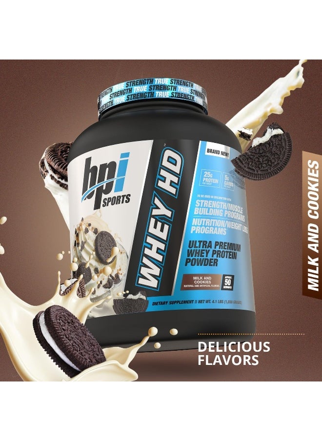 Whey HD Milk and Cookies 50 Serving 4.1lbs