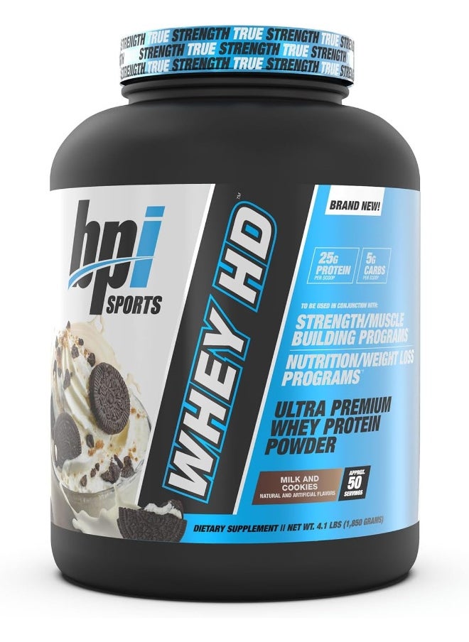 Whey HD Milk and Cookies 50 Serving 4.1lbs