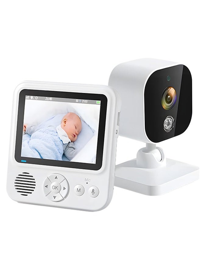 2.8 inch 720P HD babysitting wireless camera with night temperature use baby monitor night vision infrared