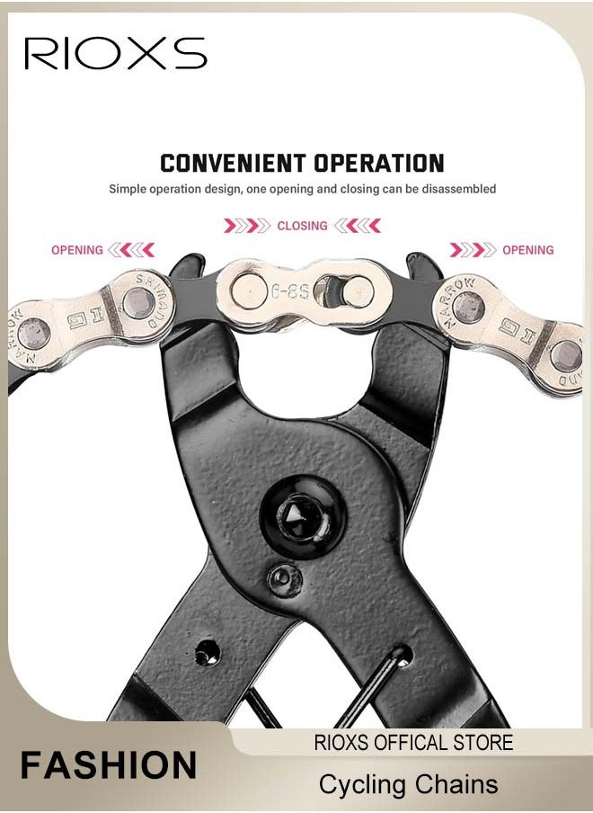 Bicycle Chain Measuring Ruler and Chain Removal Tool Set Bicycle Chain Wear Checker Chain Measuring Gauge Removal Dual Purpose Tool