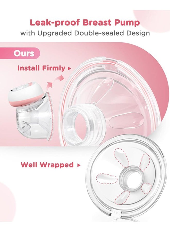 Breast Pumps Painless Low Noise Hands Free Wearable Electric Breast Pump With 12 Levels And 3 Modes And Remote Control