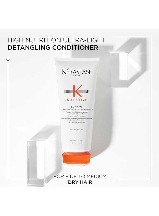 Nutritive Lait Vital Detangling Conditioner for Dry Hair 200ml