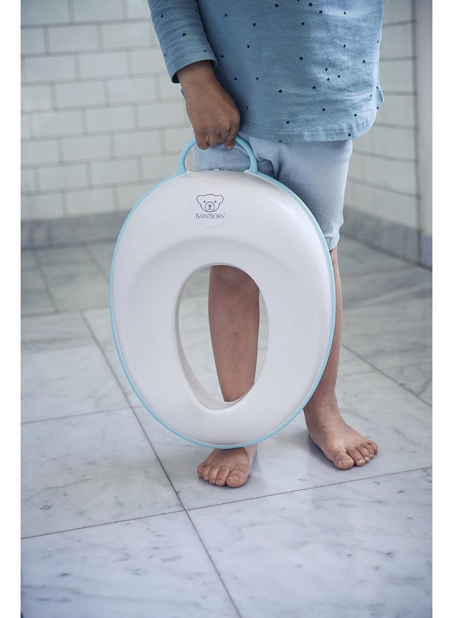 Toilet Trainer, 1 Count - White And Turquoise