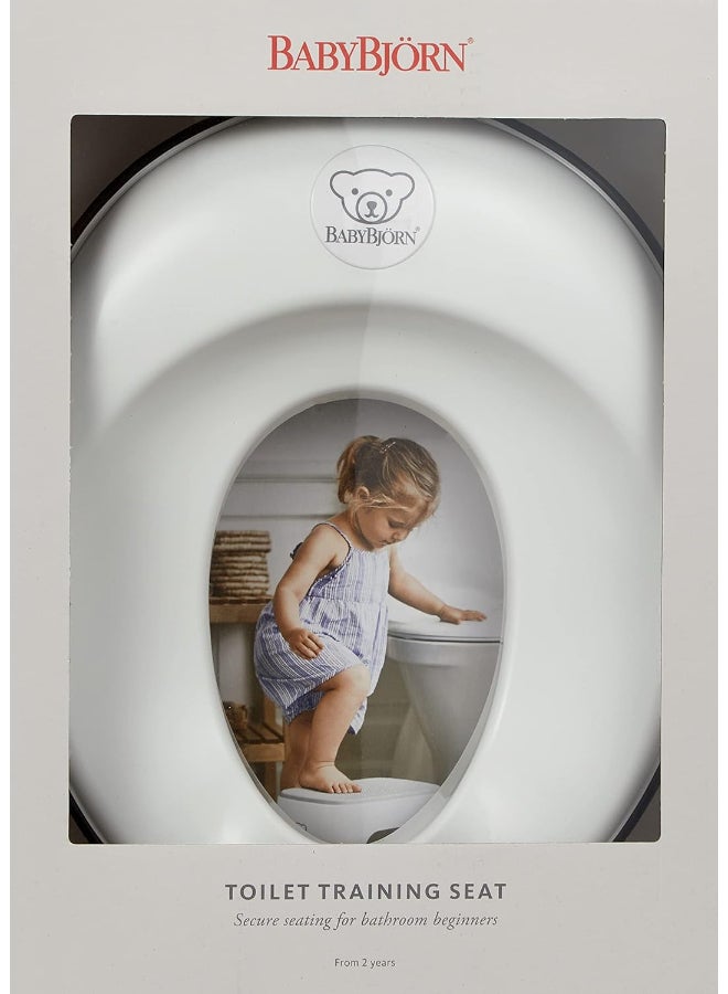 Baby Toilet Training Seat - White And Black