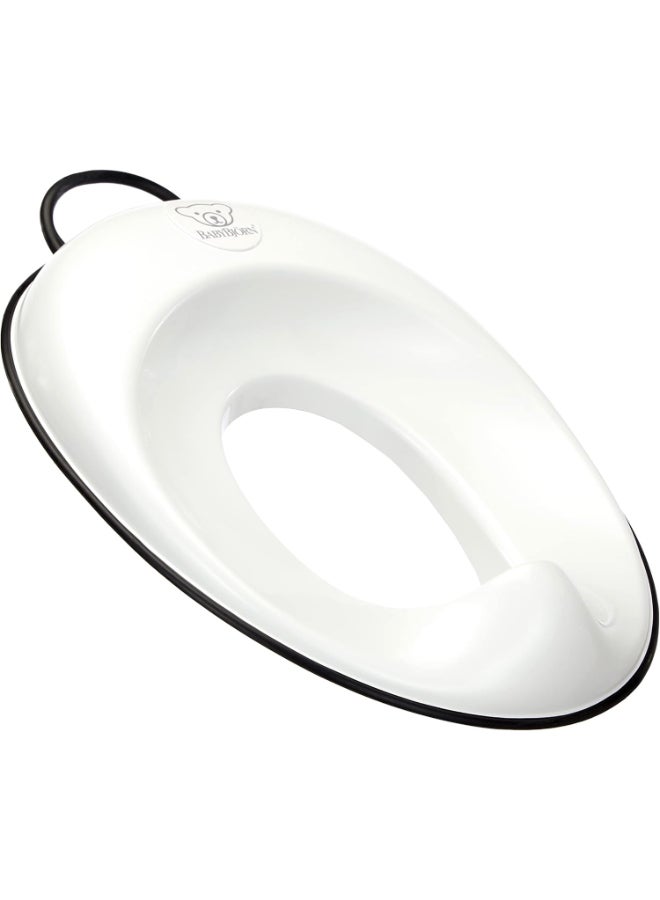 Baby Toilet Training Seat - White And Black