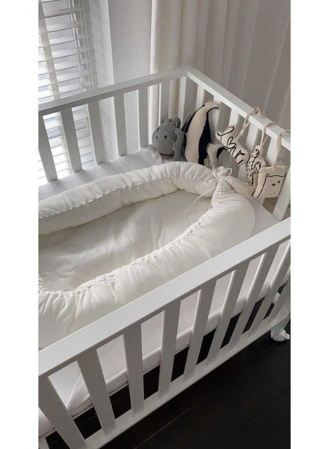 Playpen 94 With Swivel Wheels - White