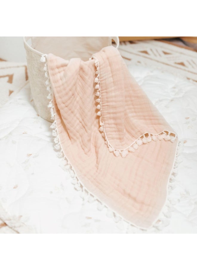 6 Layer Muslin Blanket - Desert Rose