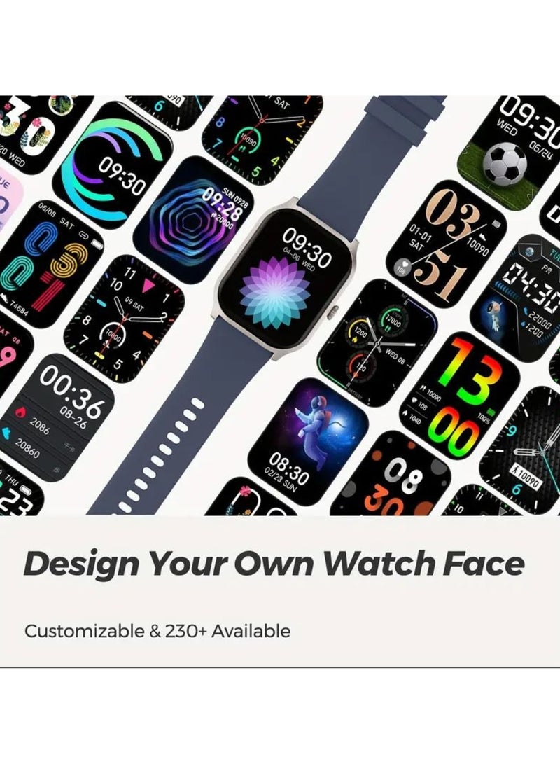 Smart Watch Women Men Kids Call (Dial/Answer/Text) Bluetooth, 2.1 Inch TFT HD Screen, Heart Rate Sleep Moniter, Waterpoof 5ATM Fitness Tracker With 100+ Workout Sports Modes, Android smartwatch & IOS