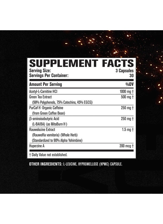 Burn-XT Max, High-Performance Thermogenic Fat Burner 90 Veggie Capsules