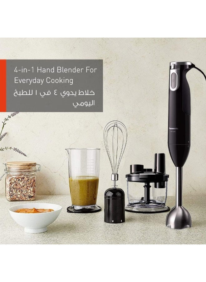 4-In-1 Hand Blender 600W MX-SS40BTZ Black