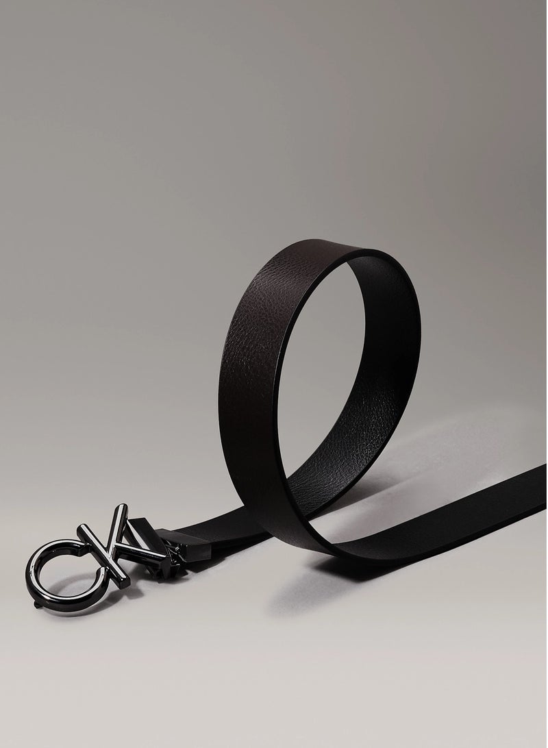 Logo Detailed Allocated Hole Belt