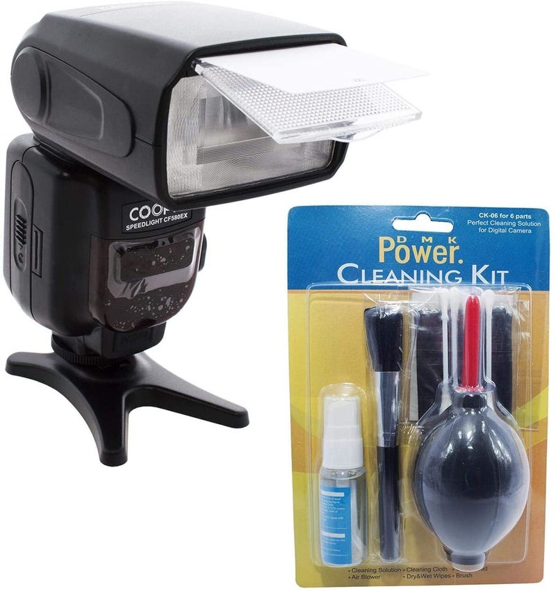 CF580EX N Flash With Ck-06 Camera Lens Cleaning Kit Black