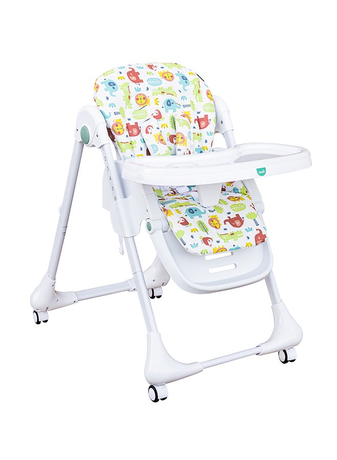 Apex Baby Highchair With 7 Adjustable Heights And Reclining Feature - Beige