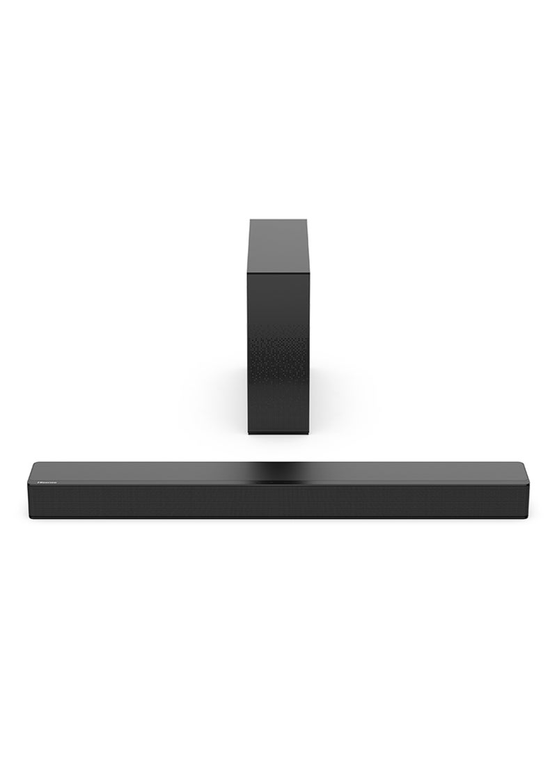 2.1 Ch 240W Sound Bar with Wireless Subwoofer - DTS Virtual X, Dolby Audio, Ezplay, Tv mode,6 EQ Modes, HDMI ARC, Bluetooth 5.3 HS2100 Black