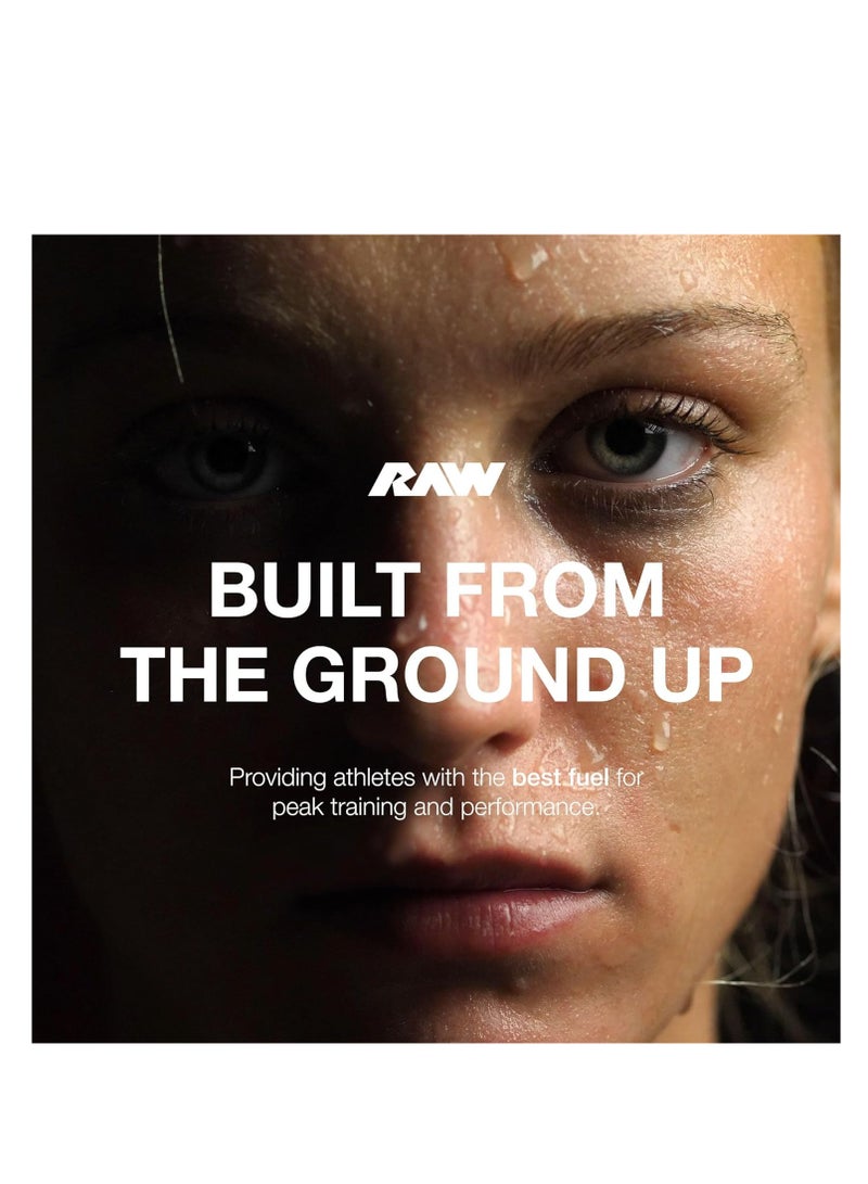 RAW Electrolytes BUM HYDRATE Powder - Supports Muscle Function & Endurance, On The Go for Athletes, Lemon and Lime, 20 Servings