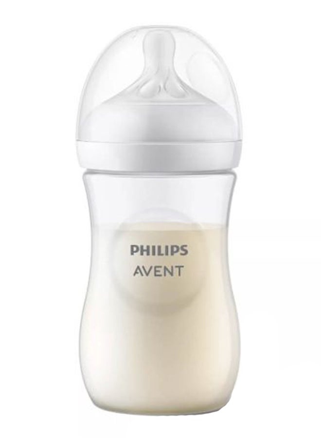 Natural 3.0 Feeding Bottle 260 ML, White