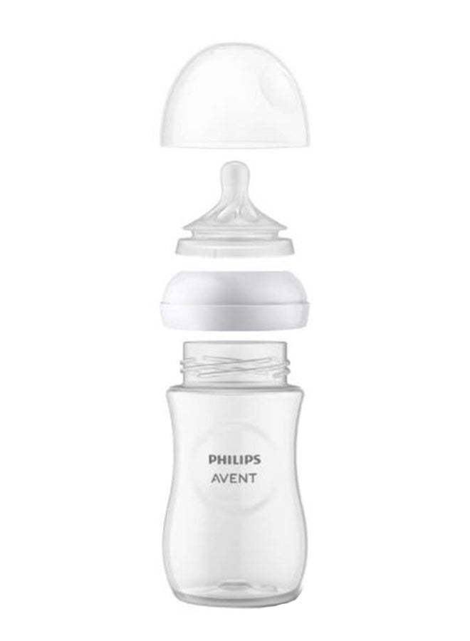 Natural 3.0 Feeding Bottle 260 ML, White