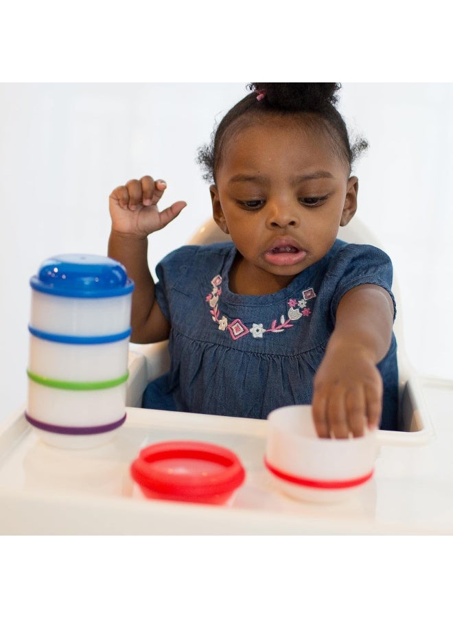 Snack-A-Pillar Snack And Dipping Cup, Pack of 4