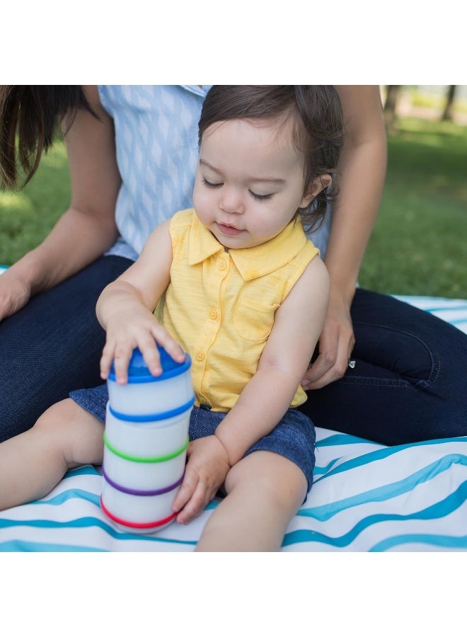 Snack-A-Pillar Snack And Dipping Cup, Pack of 4