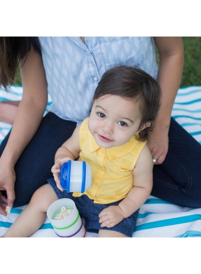 Snack-A-Pillar Snack And Dipping Cup, Pack of 4