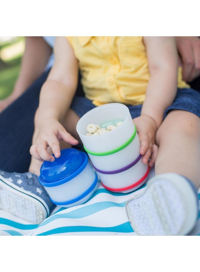 Snack-A-Pillar Snack And Dipping Cup, Pack of 4