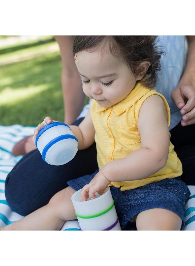 Snack-A-Pillar Snack And Dipping Cup, Pack of 4