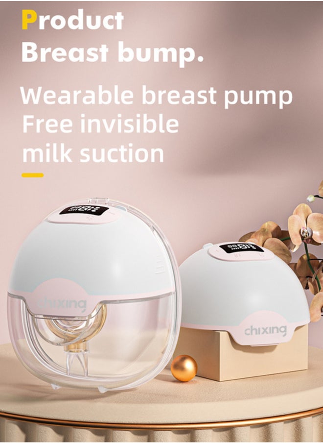 Wearable Breast Pump with 3 Mode 15 Levels, Hands Free Electric Breast Pump 1200mAh with Screen Display