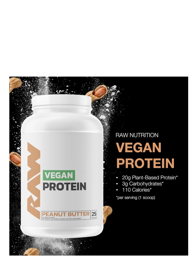 RAW Vegan Protein - Peanut Butter, 25 Servings