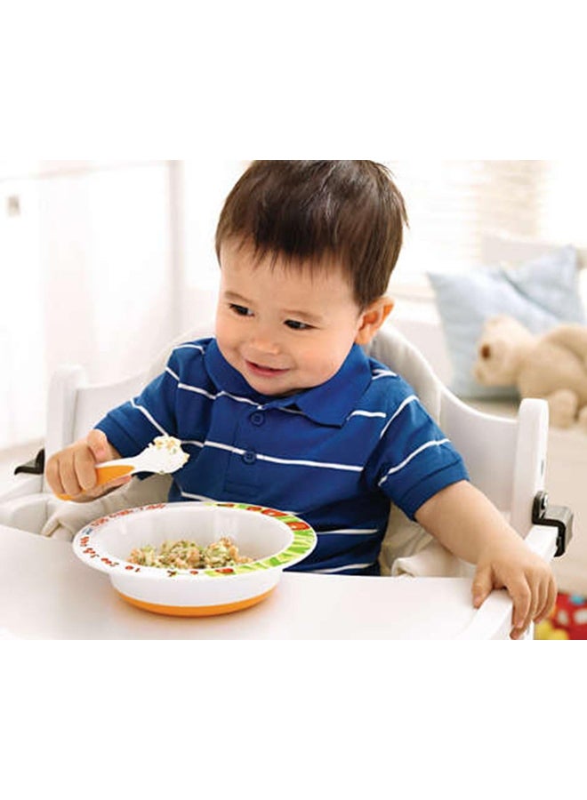 5 - Pieces Toddler Mealtime Set For Suitable From 6 Months , White - Scf716 - 00