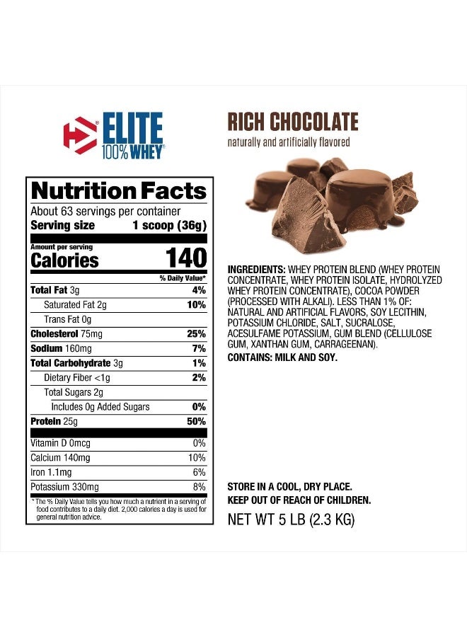 Elite Casein Rich Chocolate 4Lb