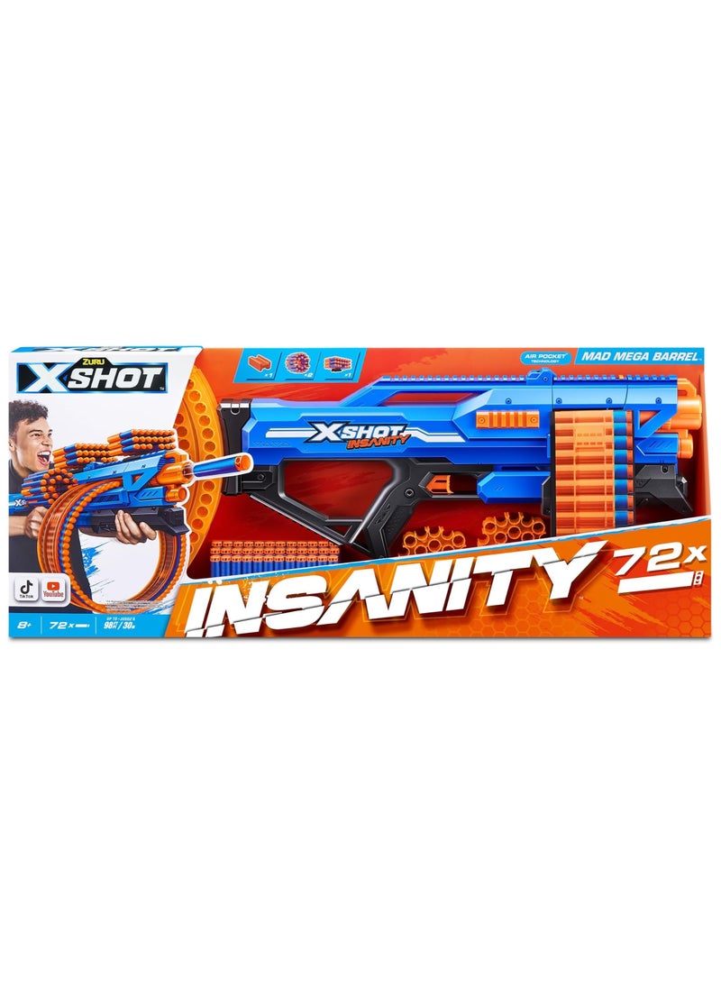 X-Shot Insanity-Mad Mega Barrel,Open Box