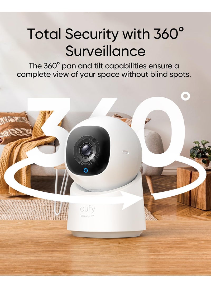 Security Indoor Cam C210 1080p Resolution Security Camera Indoor with 360° Pan and Tilt, Plug-In Home Security Camera with Wi-Fi, Human/Motion AI, No Monthly Fee