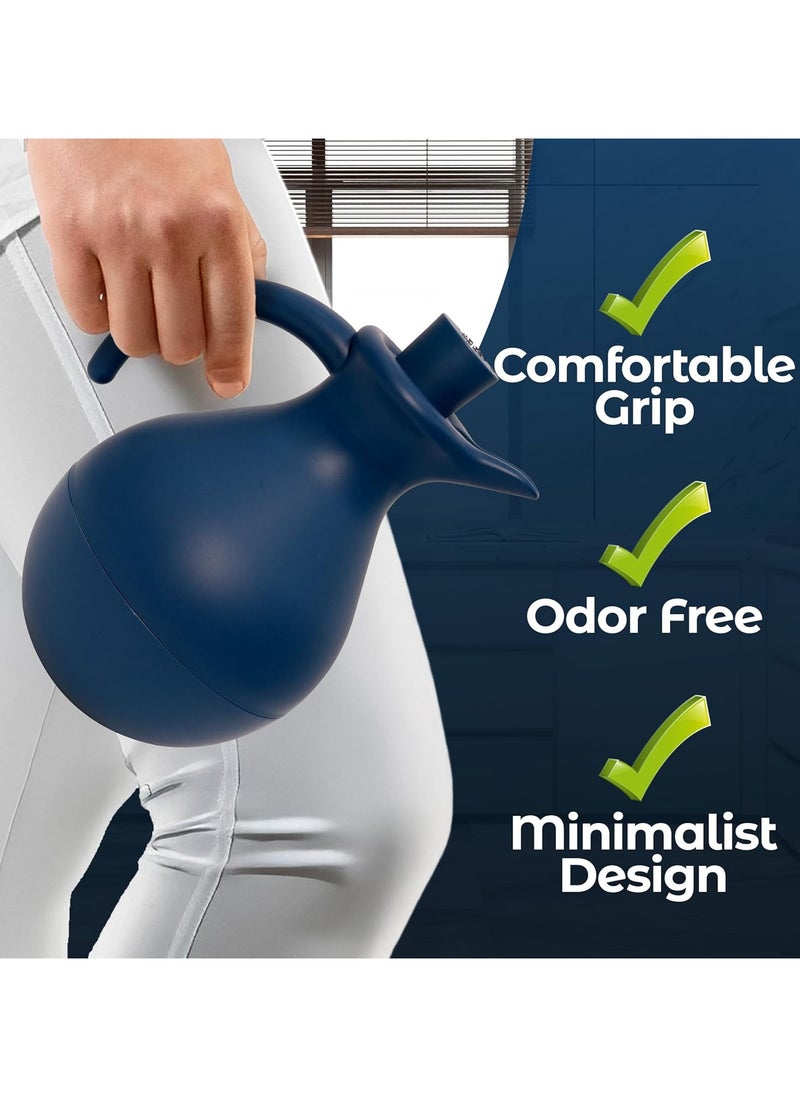 Deep Blue Vacuum Flasks, 1L