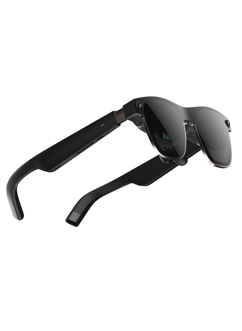 XREAL Air 2 Ultra AR Glasses, Titanium AR Glasses, with 3D Environment Sensors, Hand tracking, 52 Degree FOV, Up to 120Hz, Watch, Stream, and Game on PC/Android/iOS, PlayStation 5/Xbox/Nintendo Switch