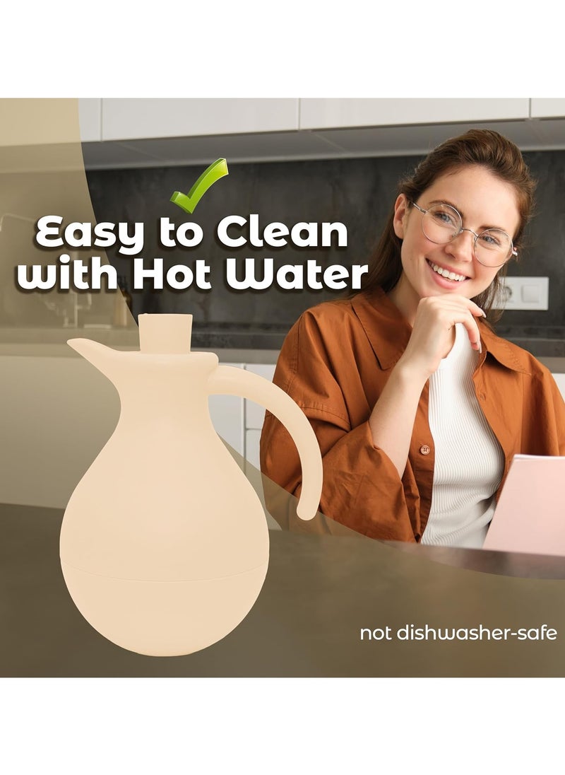 Sand Color Vacuum Flasks, 1L