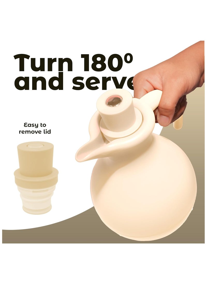 Sand Color Vacuum Flasks, 1L