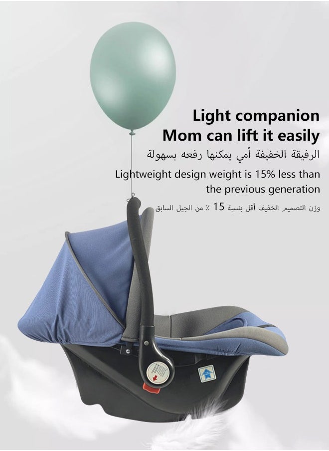 Baby Carrier Portable Baby Car Seat with Full Body Support Cushion