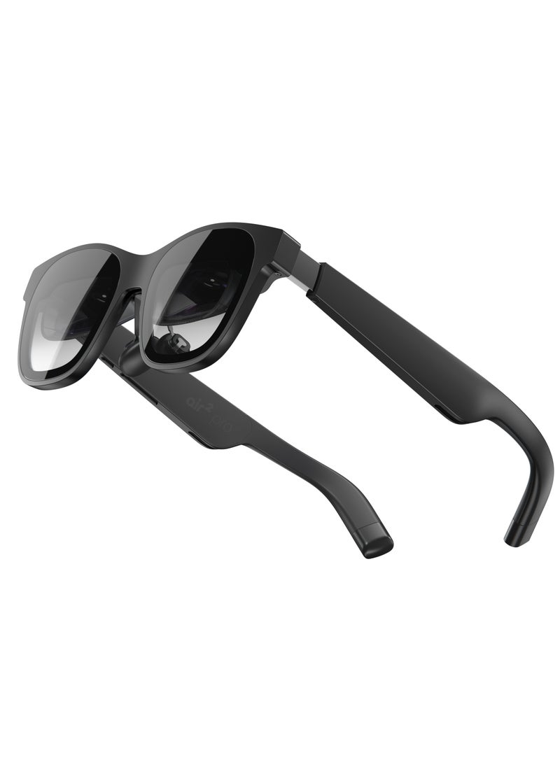 XREAL Air 2 Pro AR Glasses, Ultimate Portable Display with 3-Level Electrochrome Darkening,75g,120Hz,130