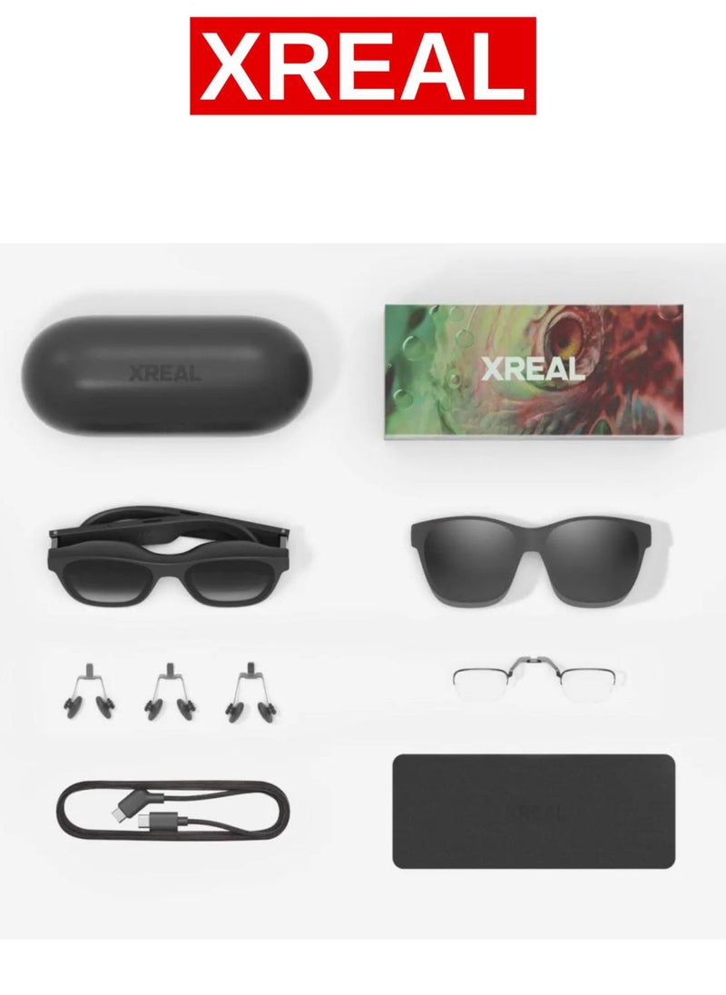 XREAL Air 2 Pro AR Glasses, Ultimate Portable Display with 3-Level Electrochrome Darkening,75g,120Hz,130